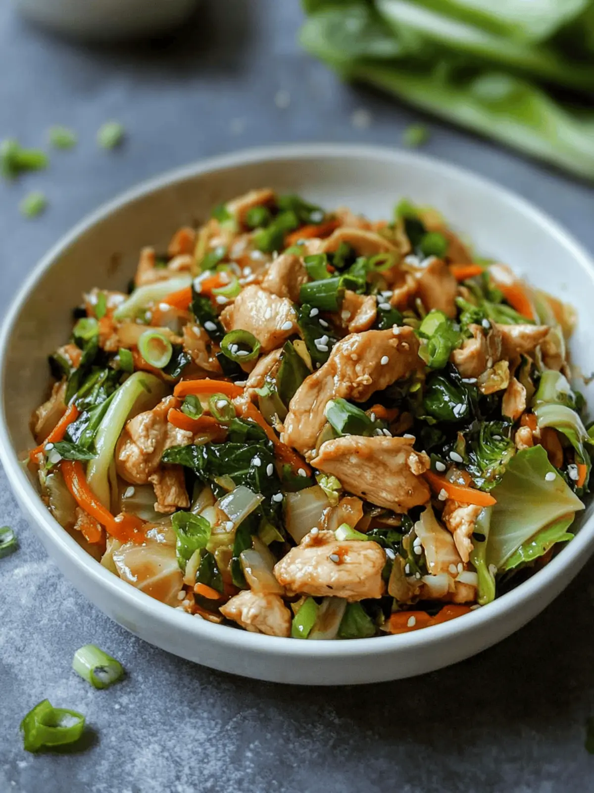 Quick Chicken Cabbage Stir-Fry: Low-Carb Flavor in a Flash 3 Chicken Cabbage Stir-Fry