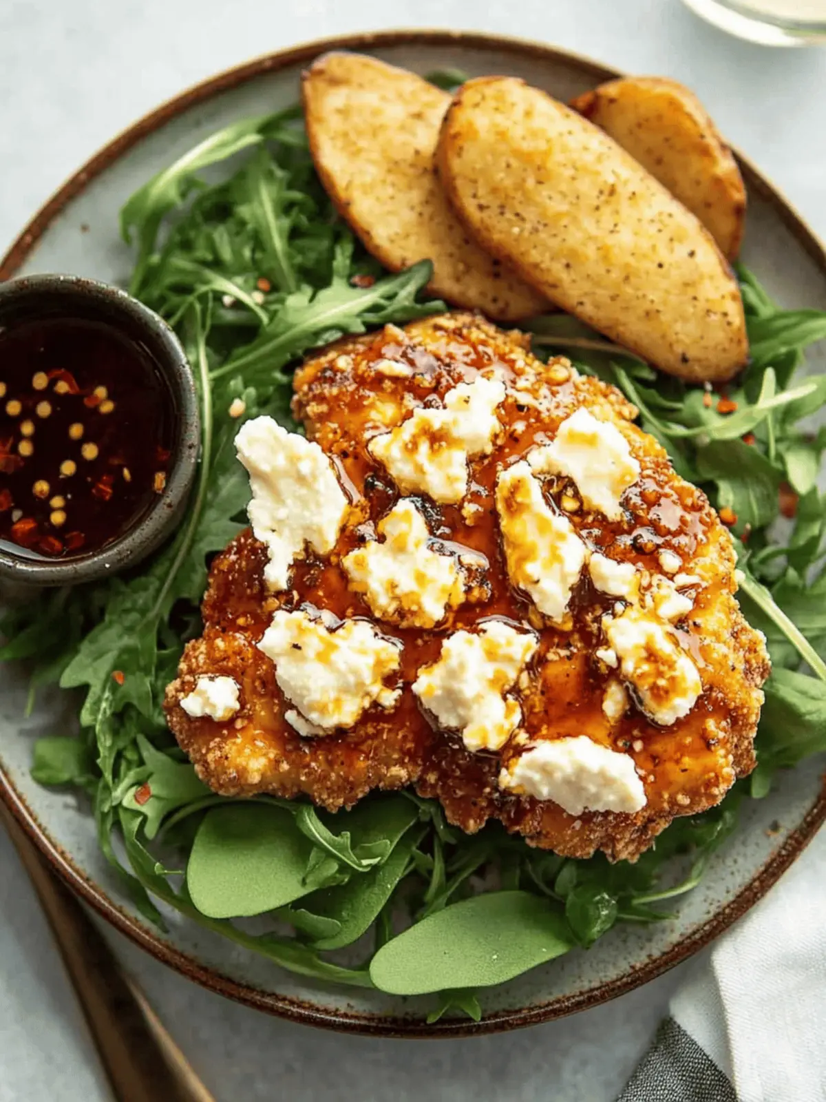 Crispy Hot Honey Feta Chicken: Your New Weeknight Favorite 3 Crispy Hot Honey Feta Chicken