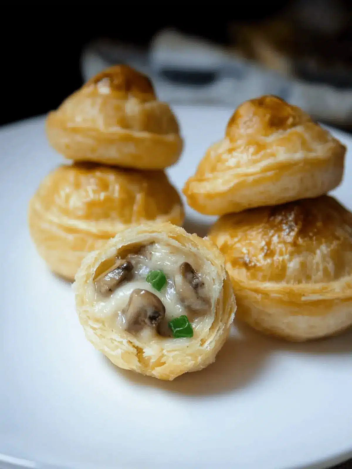 Mouthwatering Mushroom Cheese Puffs You Can't Resist 3 Mouthwatering Mushroom Cheese Puffs You Can't Resist