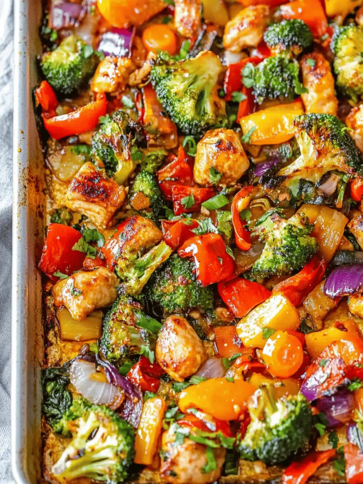 Irresistible Sheet Pan Thai Chicken for Quick Weeknight Meals 4 Sheet Pan Thai Chicken