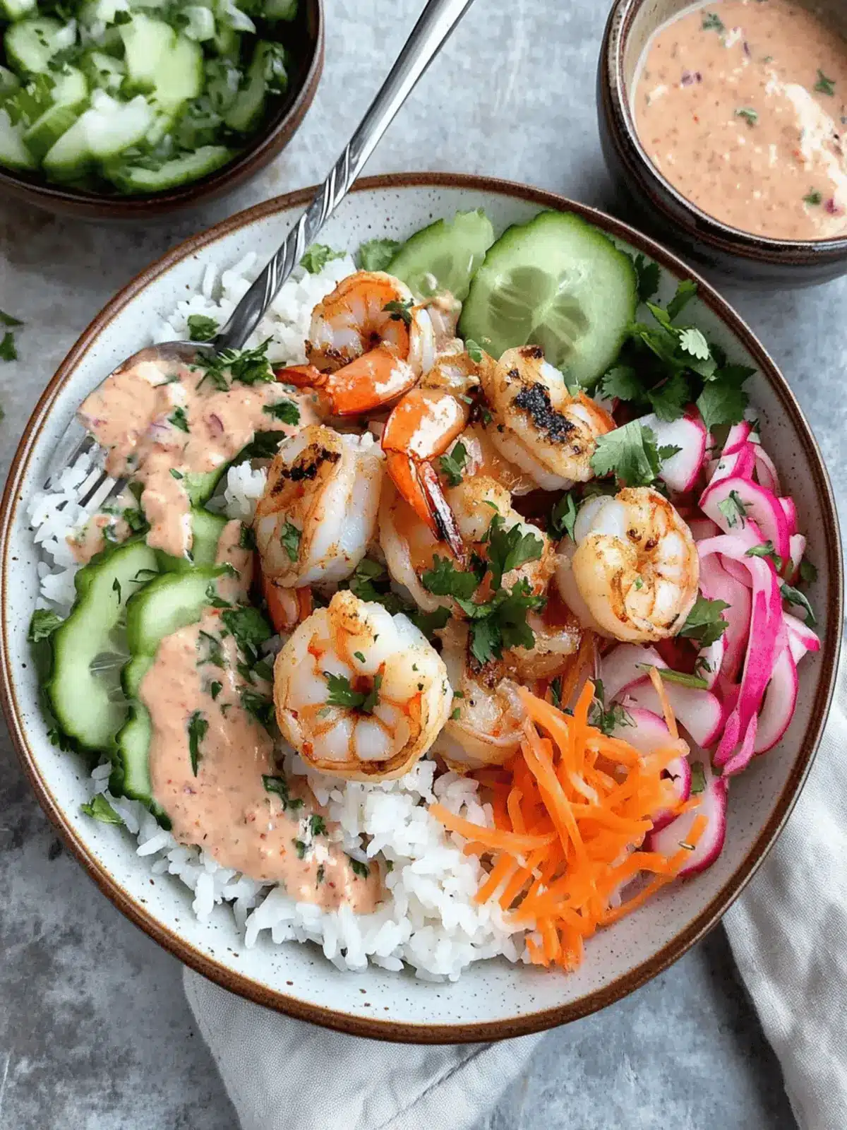 Delicious Shrimp Rice Bowls with Spicy Mayo for Busy Nights 2 Shrimp Rice Bowls with Spicy Mayo