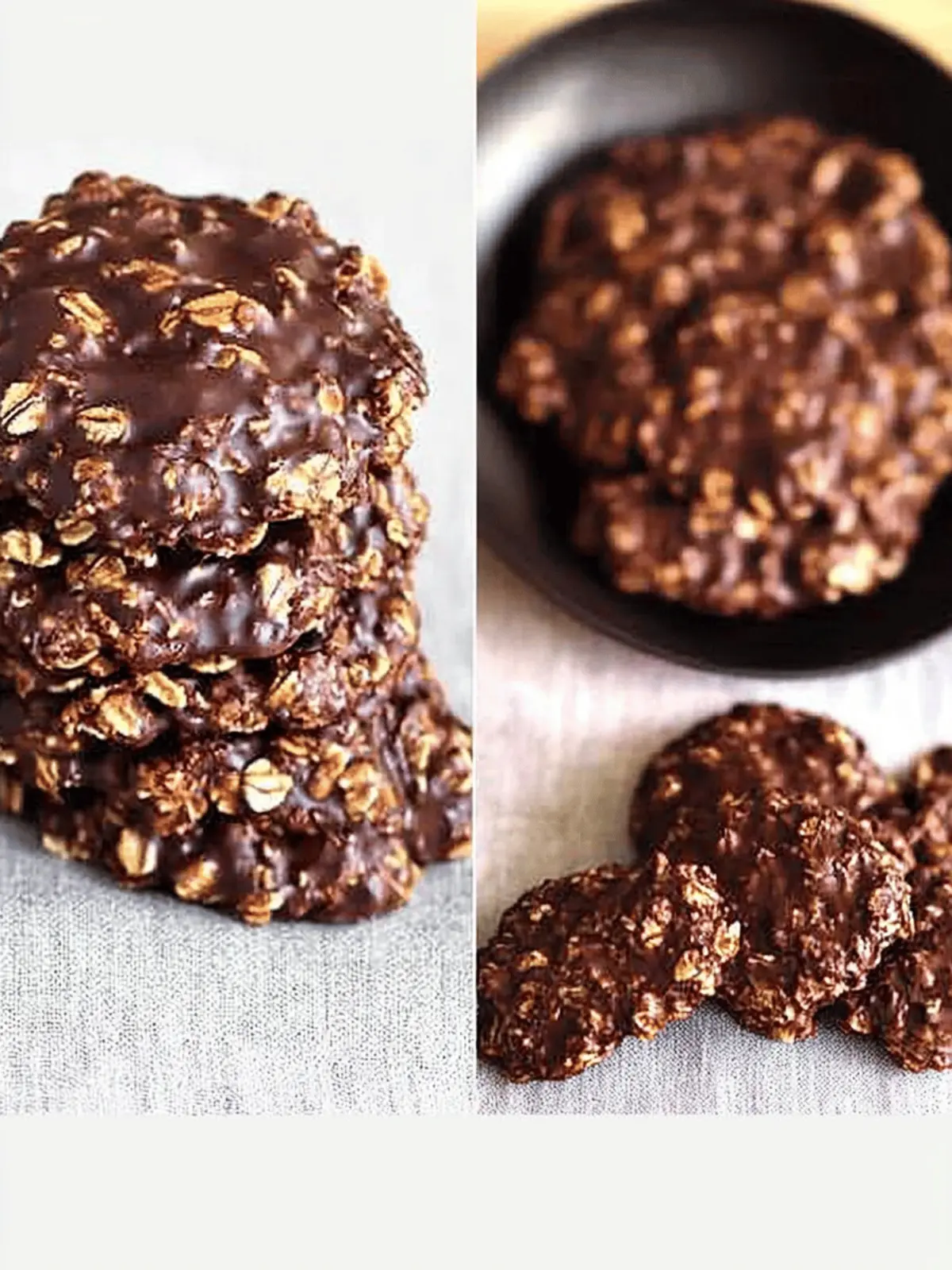 Irresistible No Bake Chocolate Oatmeal Cookies in 5 Minutes 2 No Bake Chocolate Oatmeal Cookies