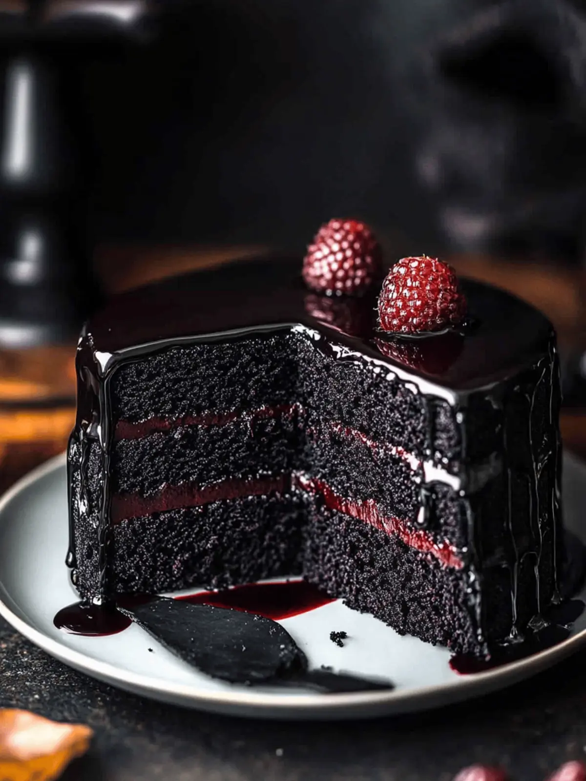Spooky Black Velvet Halloween Cake That Steals the Show 2 Spooky Black Velvet Halloween Cake