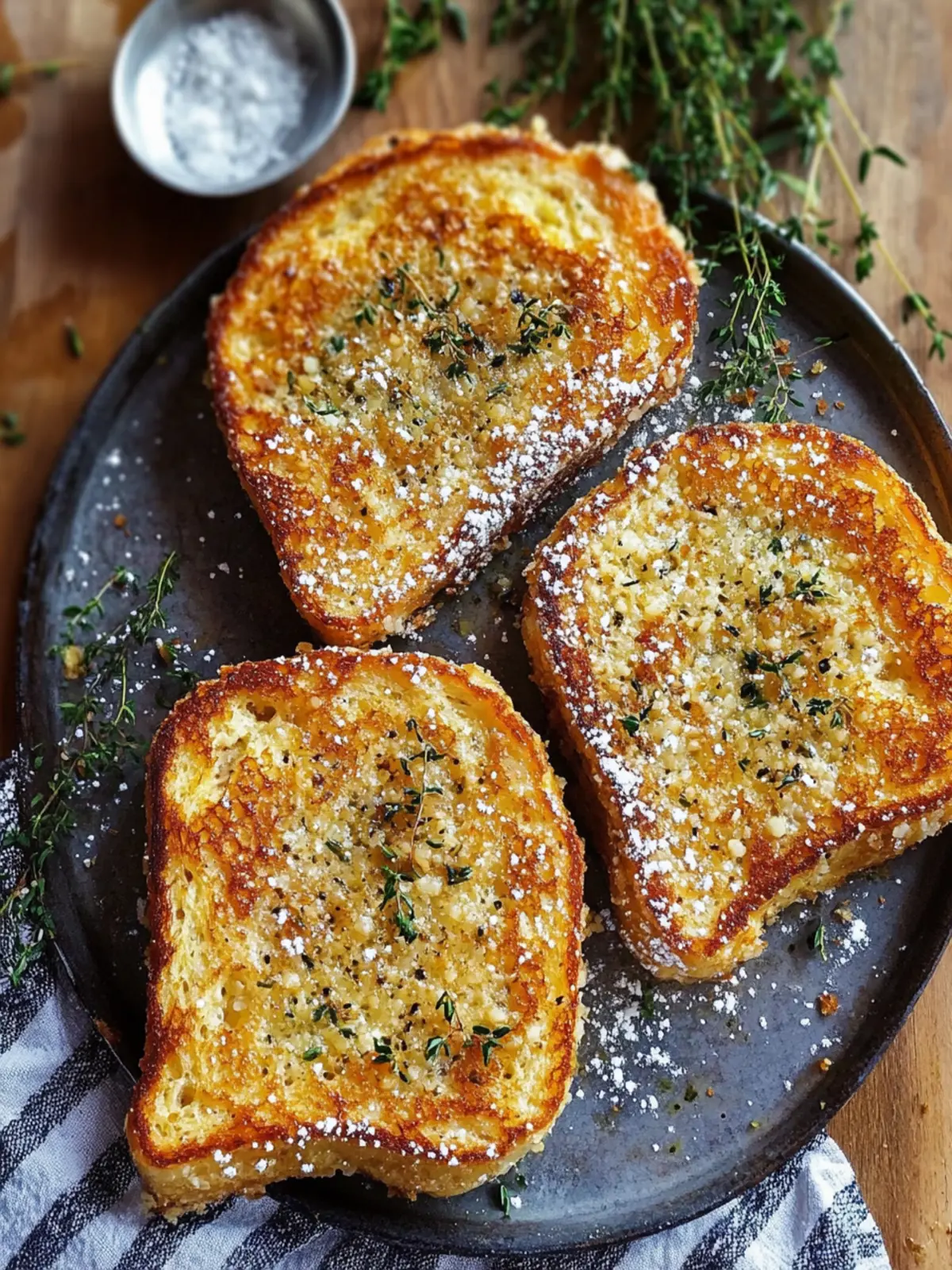 Savory Cacio e Pepe French Toast: A Gourmet Twist on Breakfast 4 Savory Cacio e Pepe French Toast