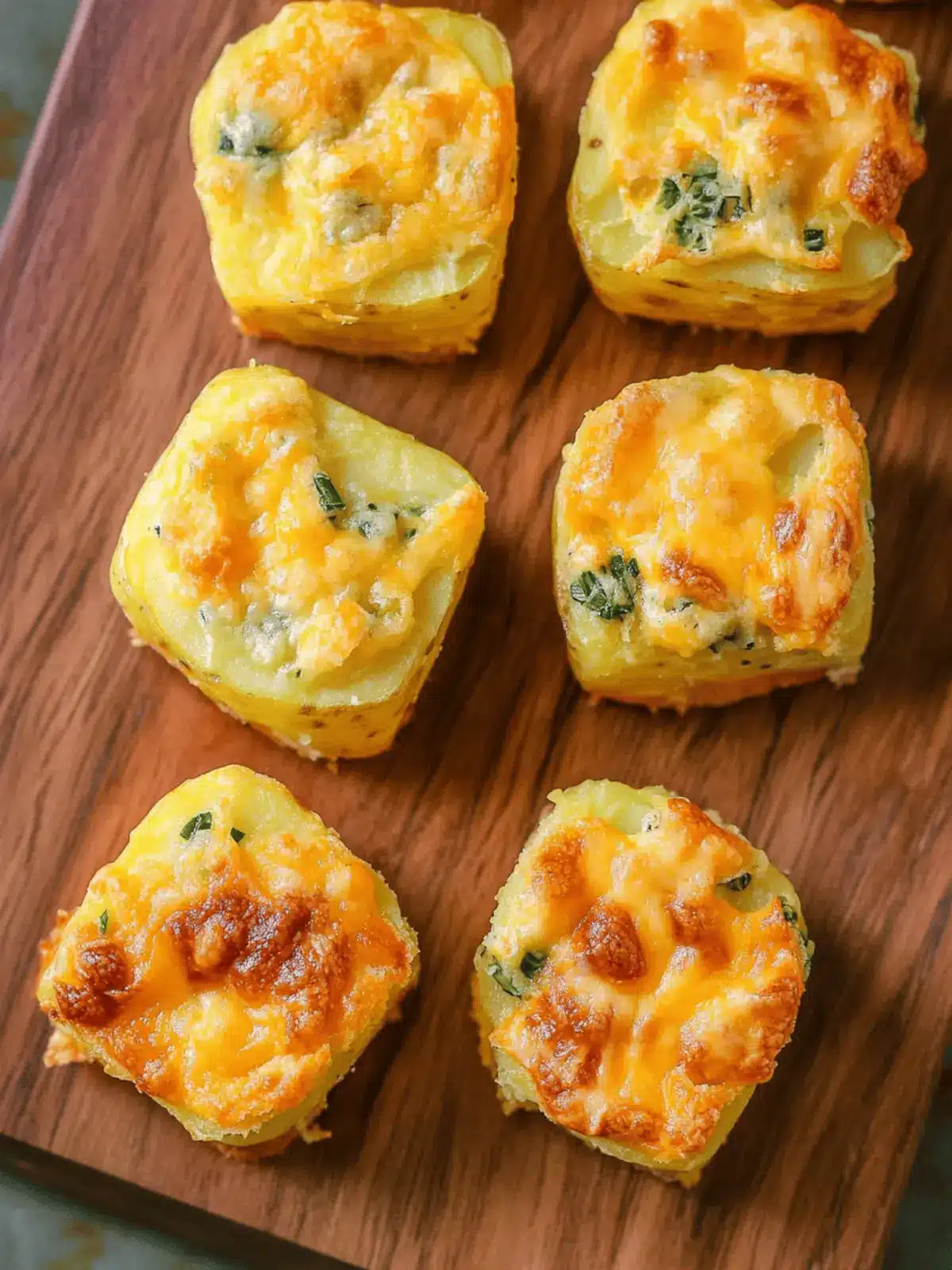 Delicious Potato Cheddar Chive Bakes Your Taste Buds Will Love 3 Potato Cheddar Chive Bakes (Starbucks Copycat)