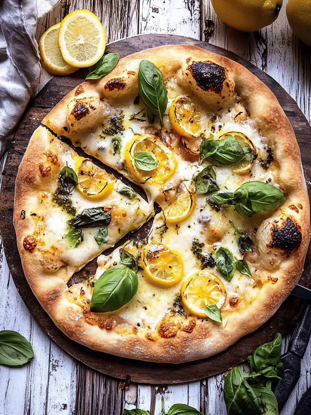 Irresistible 3 Cheese Lemon Basil Pizza for Spring Joy 2 3 Cheese Lemon Basil Pizza
