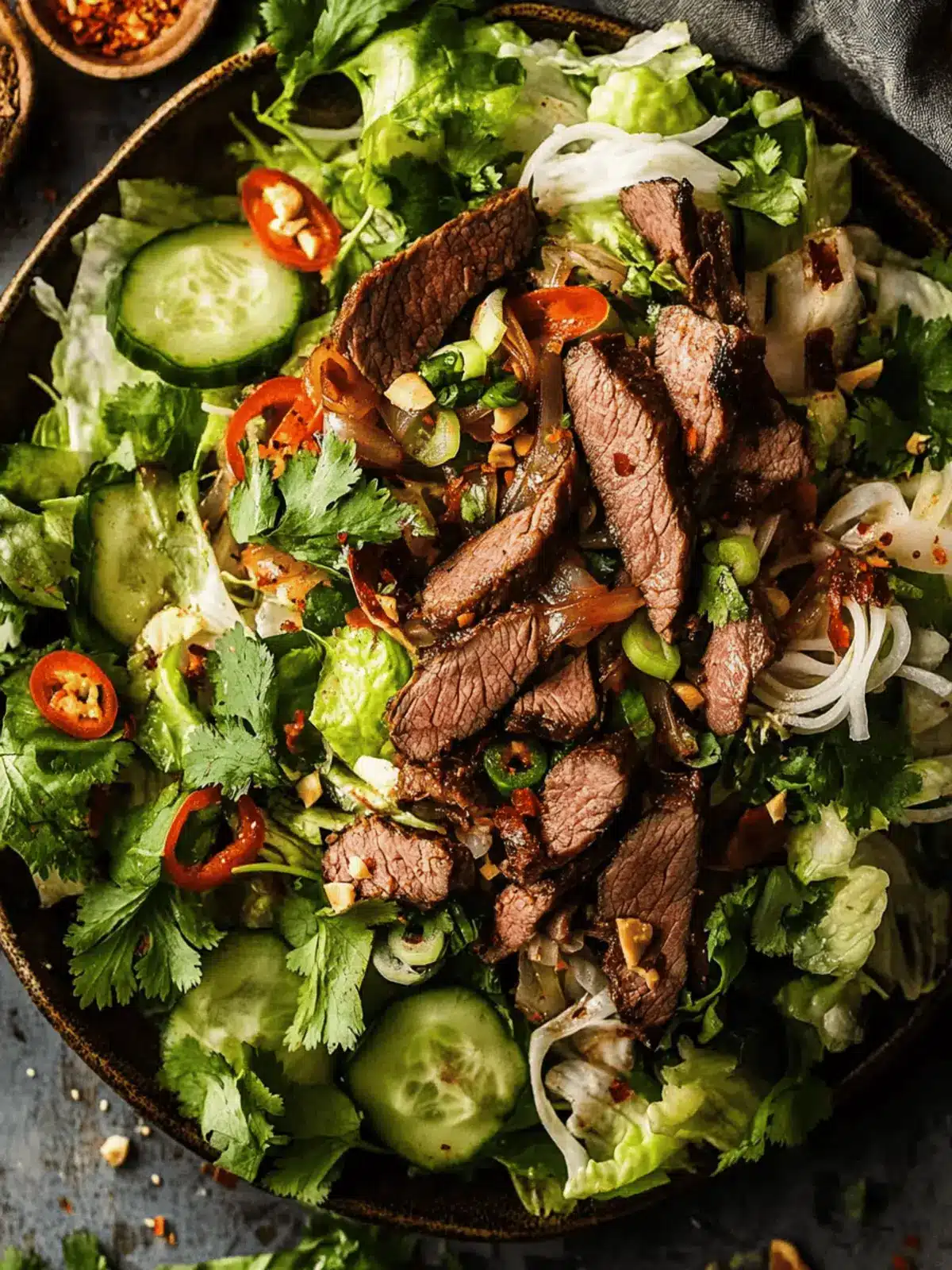 Delicious Spicy Thai Beef Salad for Fresh Summer Flavor 4 Spicy Thai Beef Salad