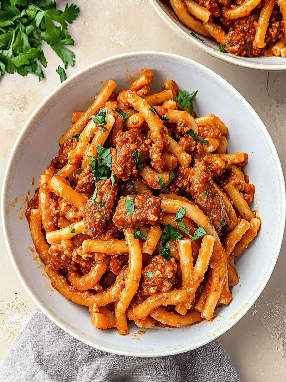 One Pot Spicy Sausage Pasta: Flavorful Dinner in 30 Minutes 4 One Pot Spicy Sausage Pasta