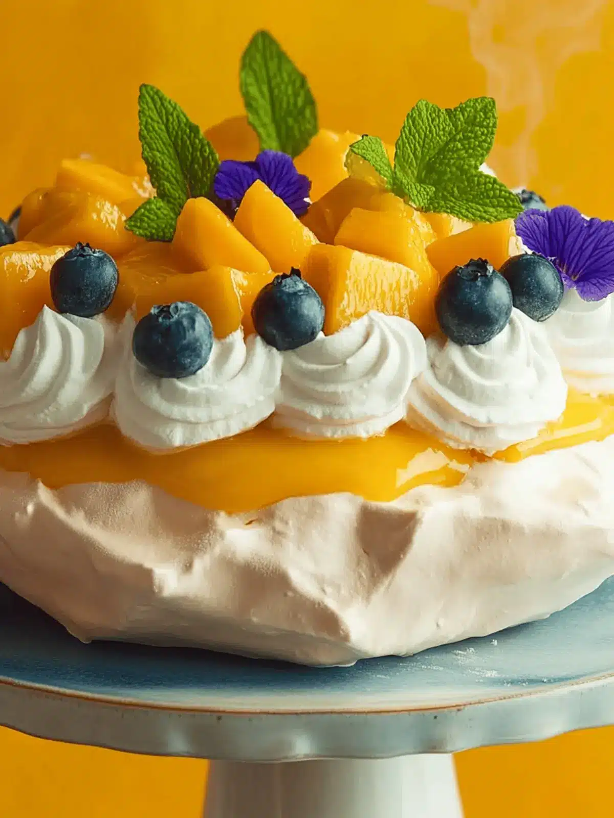 Mango Sticky Rice Pavlova: A Tropical Twist on Classic Bliss 4 Mango Sticky Rice Pavlova