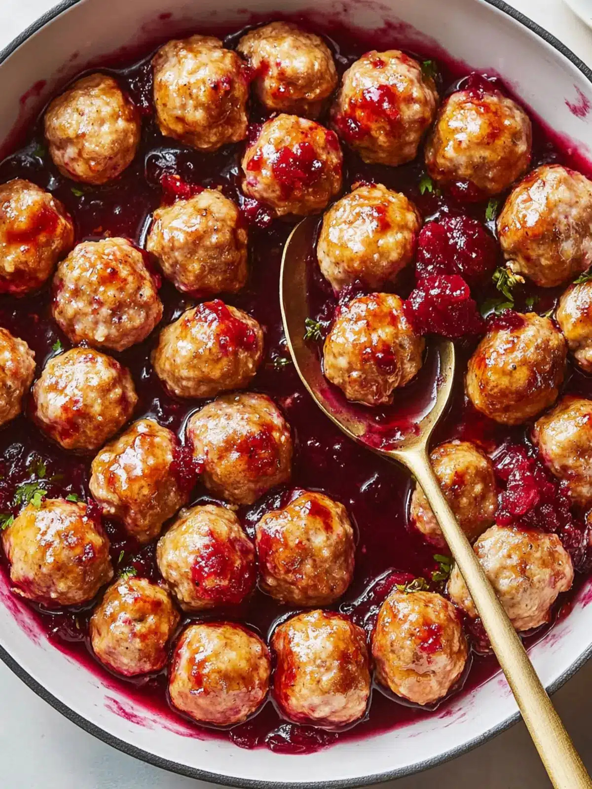 Cranberry-Glazed Turkey Meatballs for Cozy Family Dinners 2 Cranberry-Glazed Turkey Meatballs
