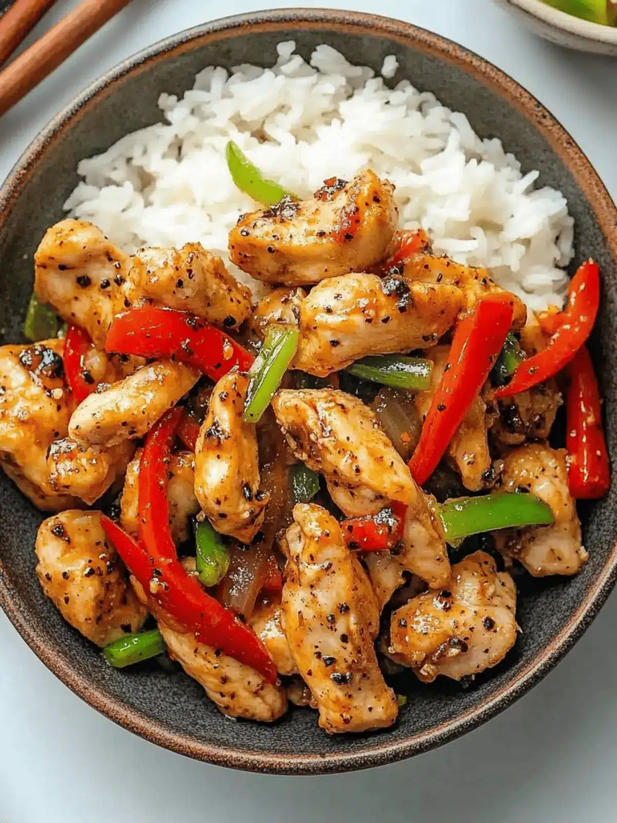 Zesty Black Pepper Chicken for Quick Home-Cooked Goodness 2 Black Pepper Chicken