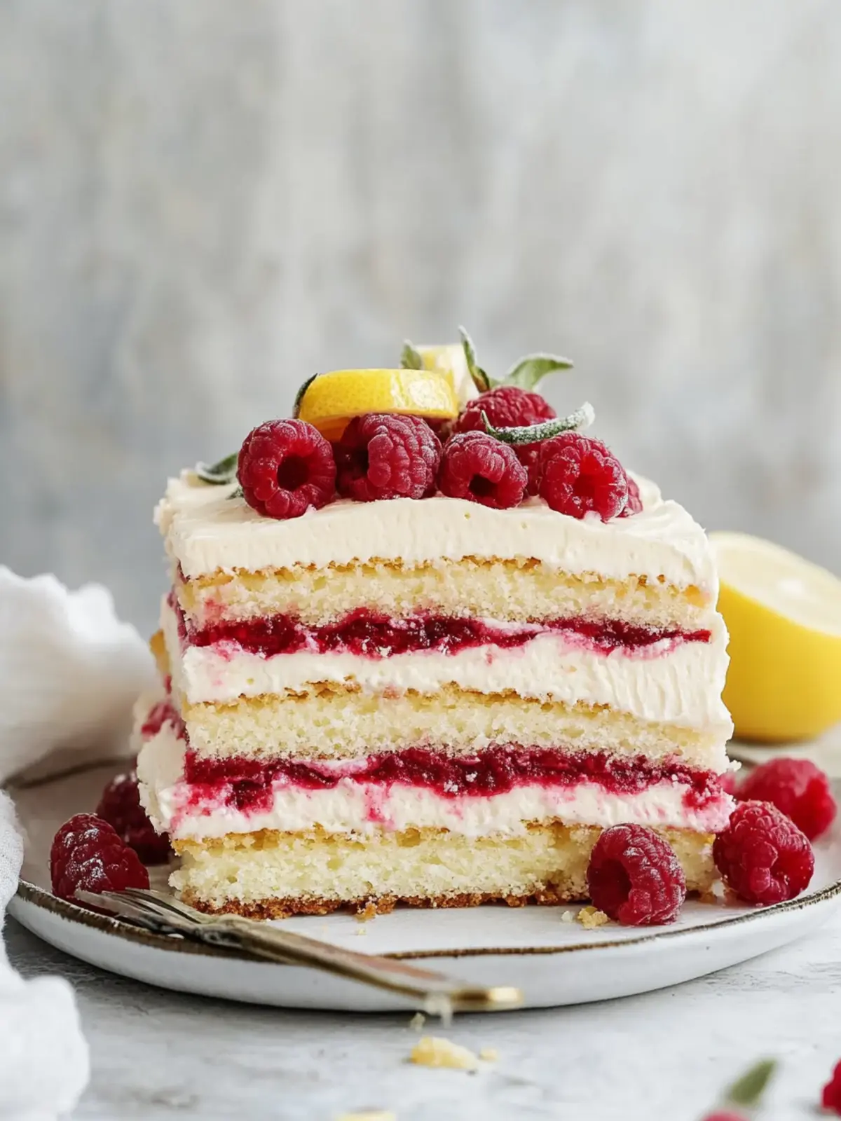 Delight Your Senses with Lemon Raspberry Icebox Cake 2 Lemon Raspberry Icebox Cake