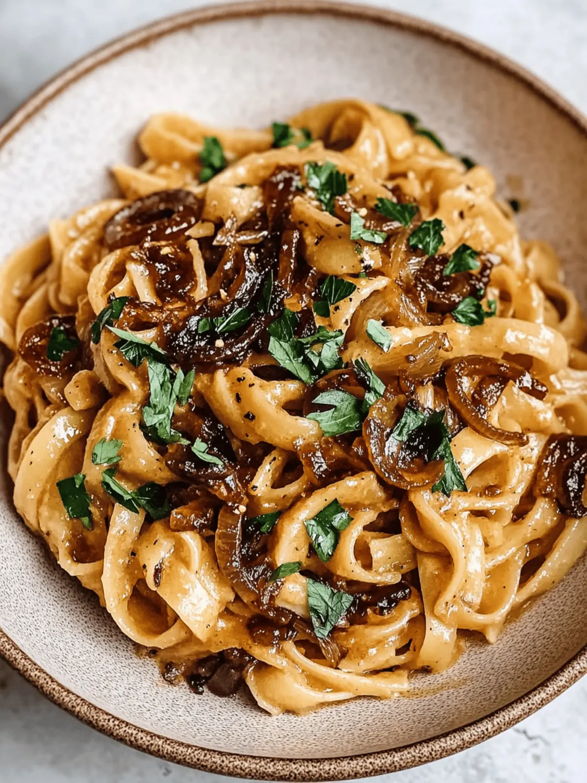 Delicious Vegan Caramelized Onion Pasta in Just 30 Minutes 4 Vegan Caramelized Onion Pasta
