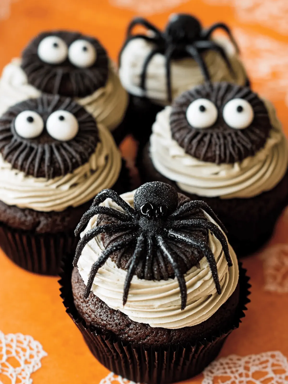 Delicious Cookies & Scream Spider Cupcakes for Spooky Fun 4 Cookies & Scream Spider Cupcakes