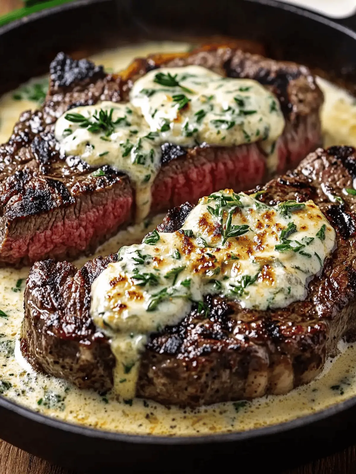 Garlic Butter Steak with Parmesan Cream Sauce Made Simple 2 Garlic Butter Steak with Parmesan Cream Sauce Made