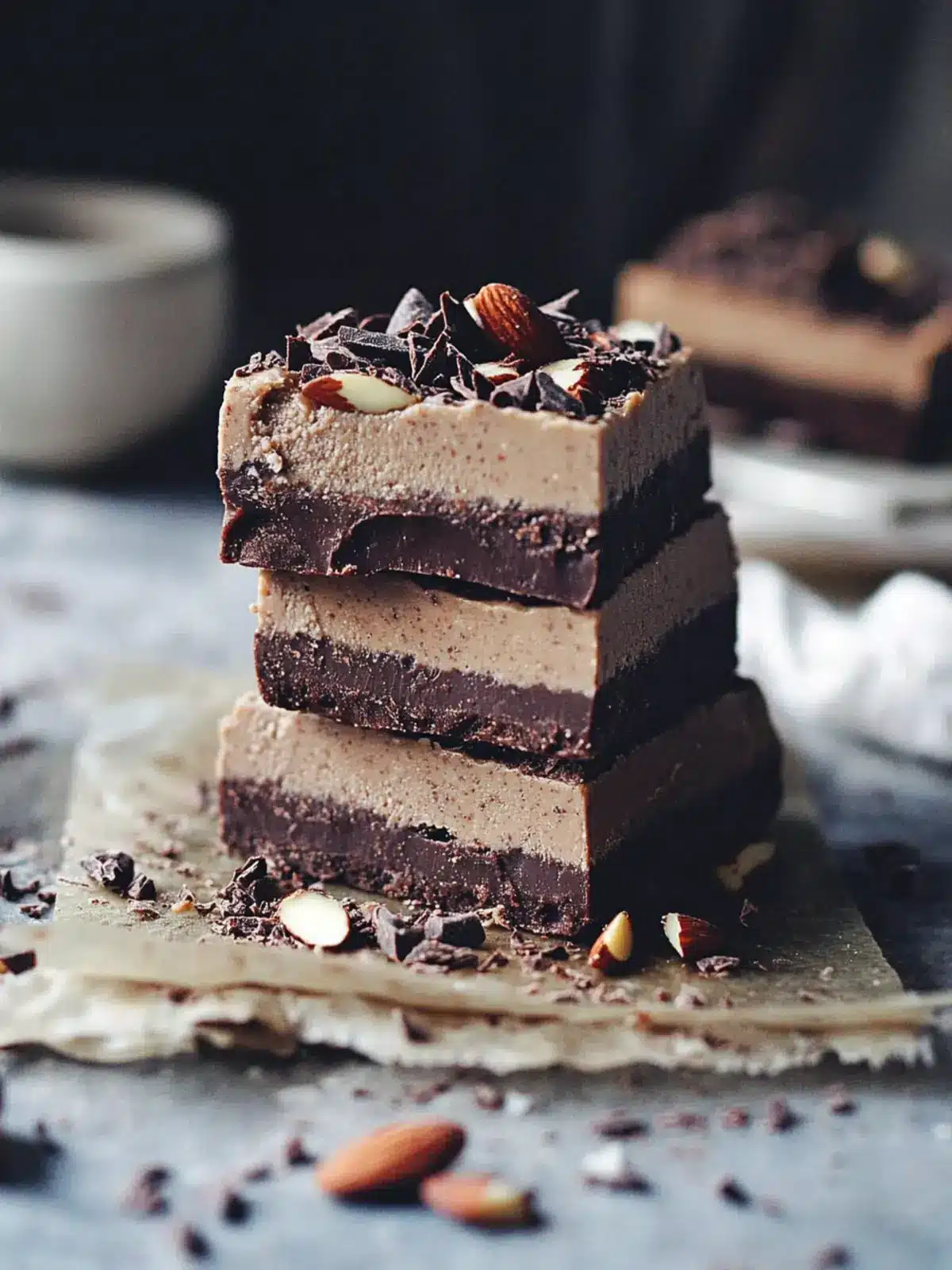 Decadent Raw Chocolate Almond Butter Fudge Bars You ll Crave 2 Raw Chocolate Almond Butter Fudge Bars