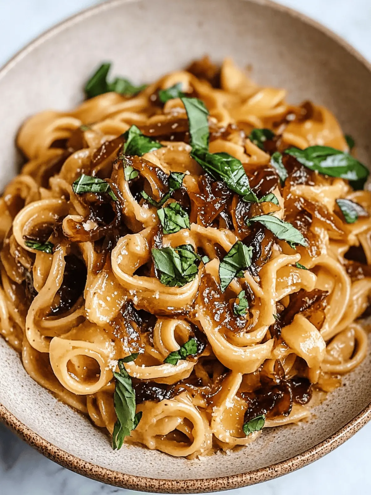 Delicious Vegan Caramelized Onion Pasta in Just 30 Minutes 2 Vegan Caramelized Onion Pasta