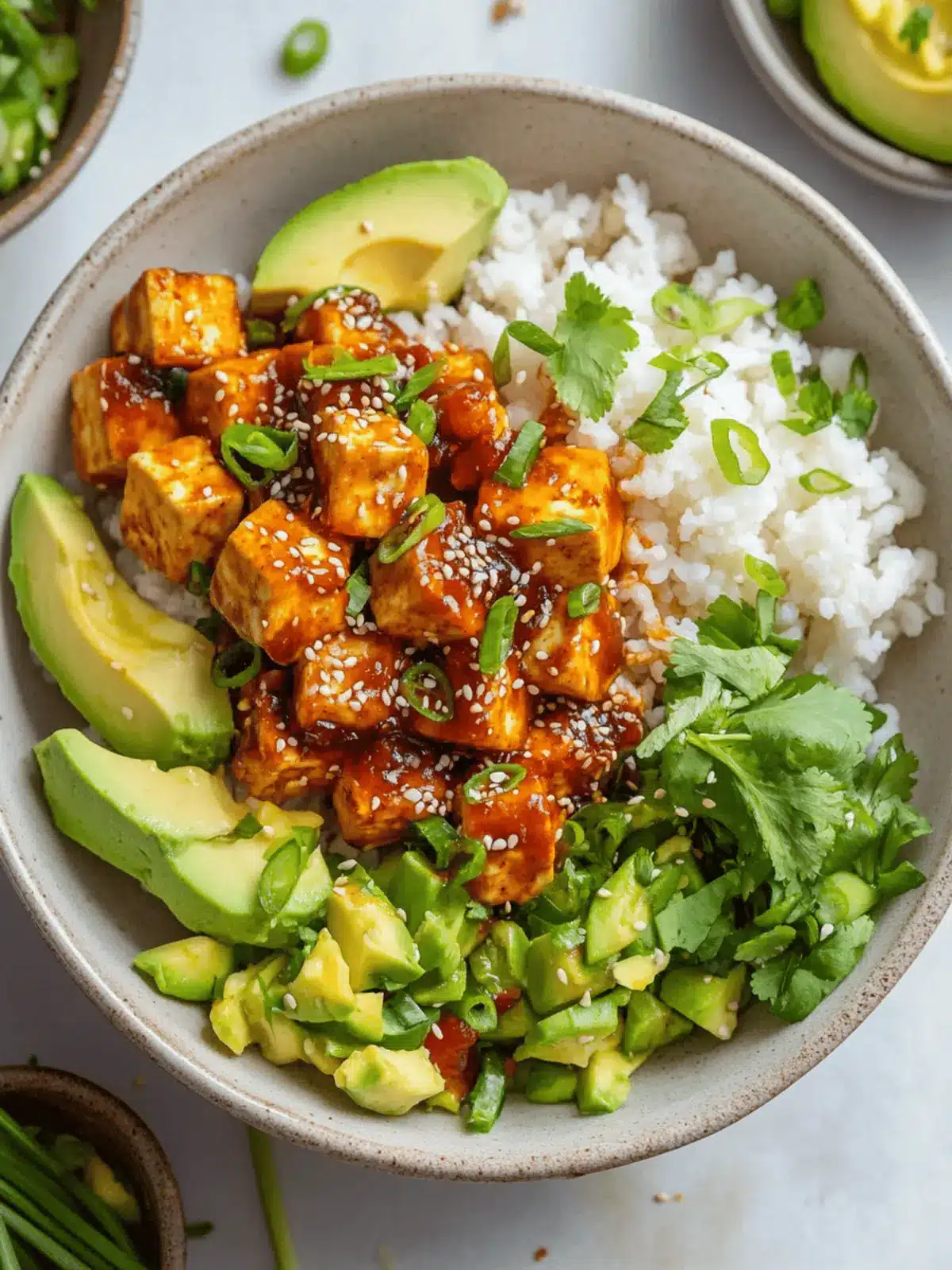 Chili Crunch Tofu Bowls: Customizable Flavor-Packed Delight 3 Chili Crunch Tofu Bowls