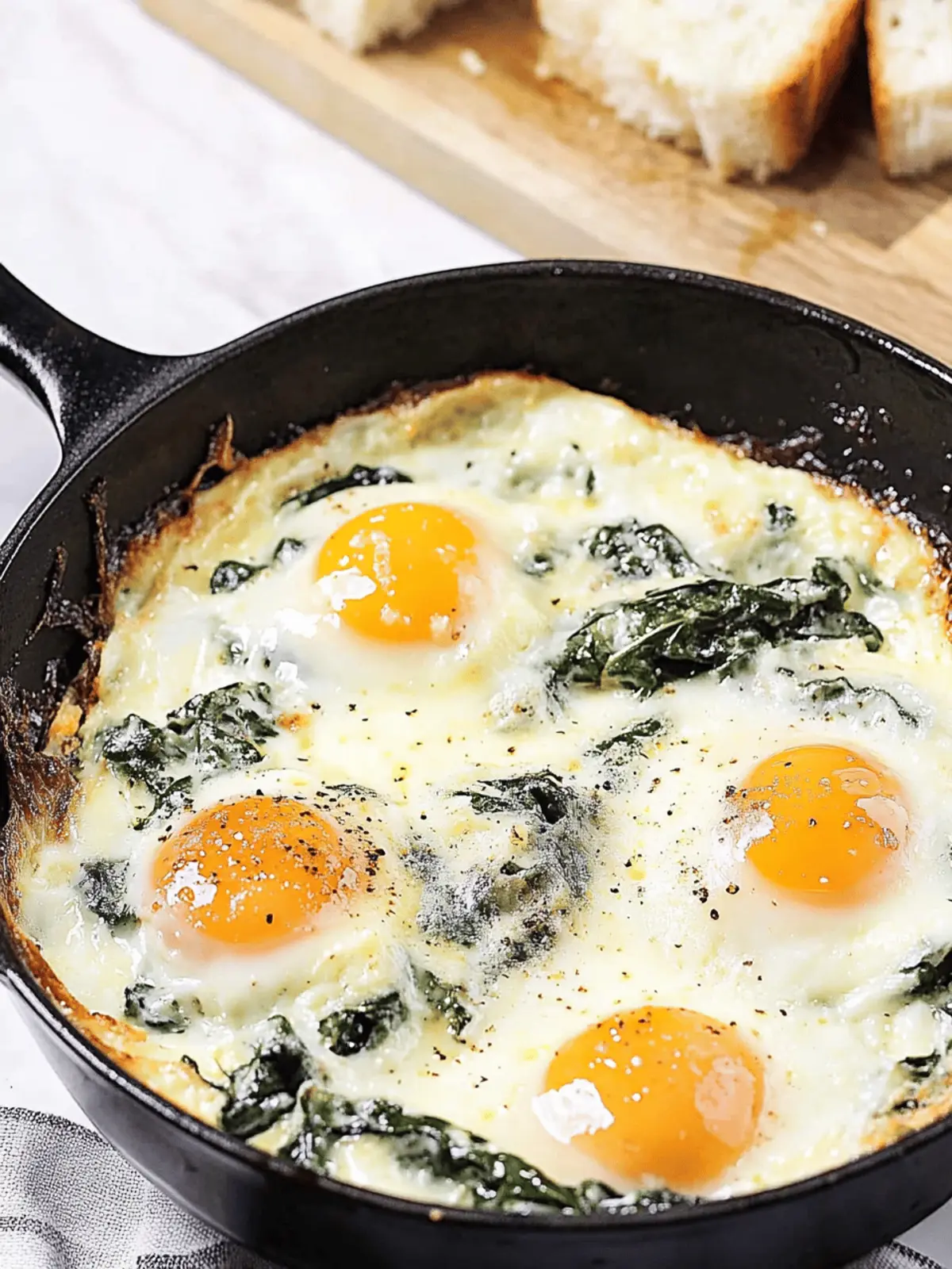 Baked Eggs Florentine: Your New Brunch Obsession Awaits 4 Baked Eggs Florentine
