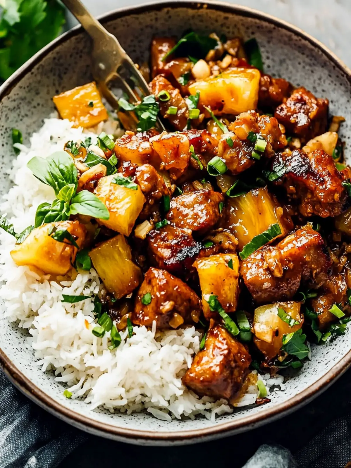 Pineapple Pork with Coconut Rice: A Tropical Flavor Escape 4 Pineapple Pork with Coconut Rice