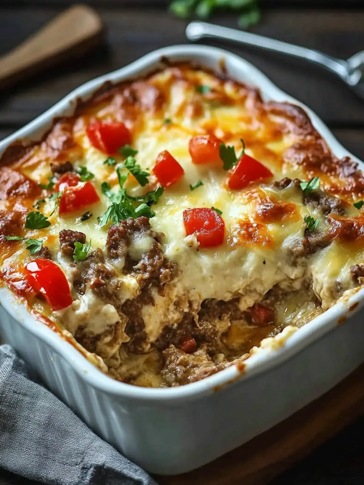 Delicious Low Carb Philly Cheesesteak Casserole Made Easy 4 Low Carb Philly Cheesesteak Casserole