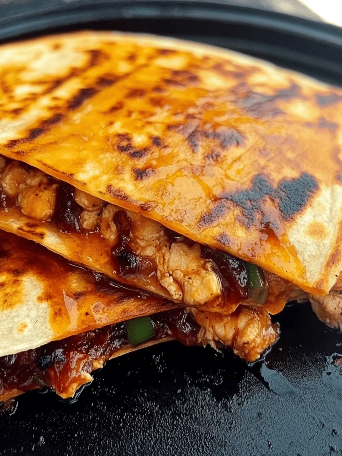 Irresistible Blackstone Hot Honey BBQ Chicken Quesadillas Recipe 3 Blackstone Hot Honey BBQ Chicken Quesadillas