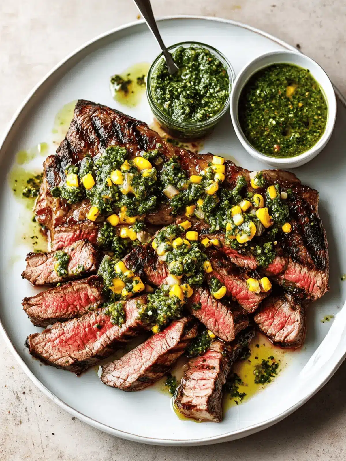 Savor Grilled Ribeye with Chimichurri Sauce in 30 Minutes 2 Grilled Ribeye with Chimichurri Sauce