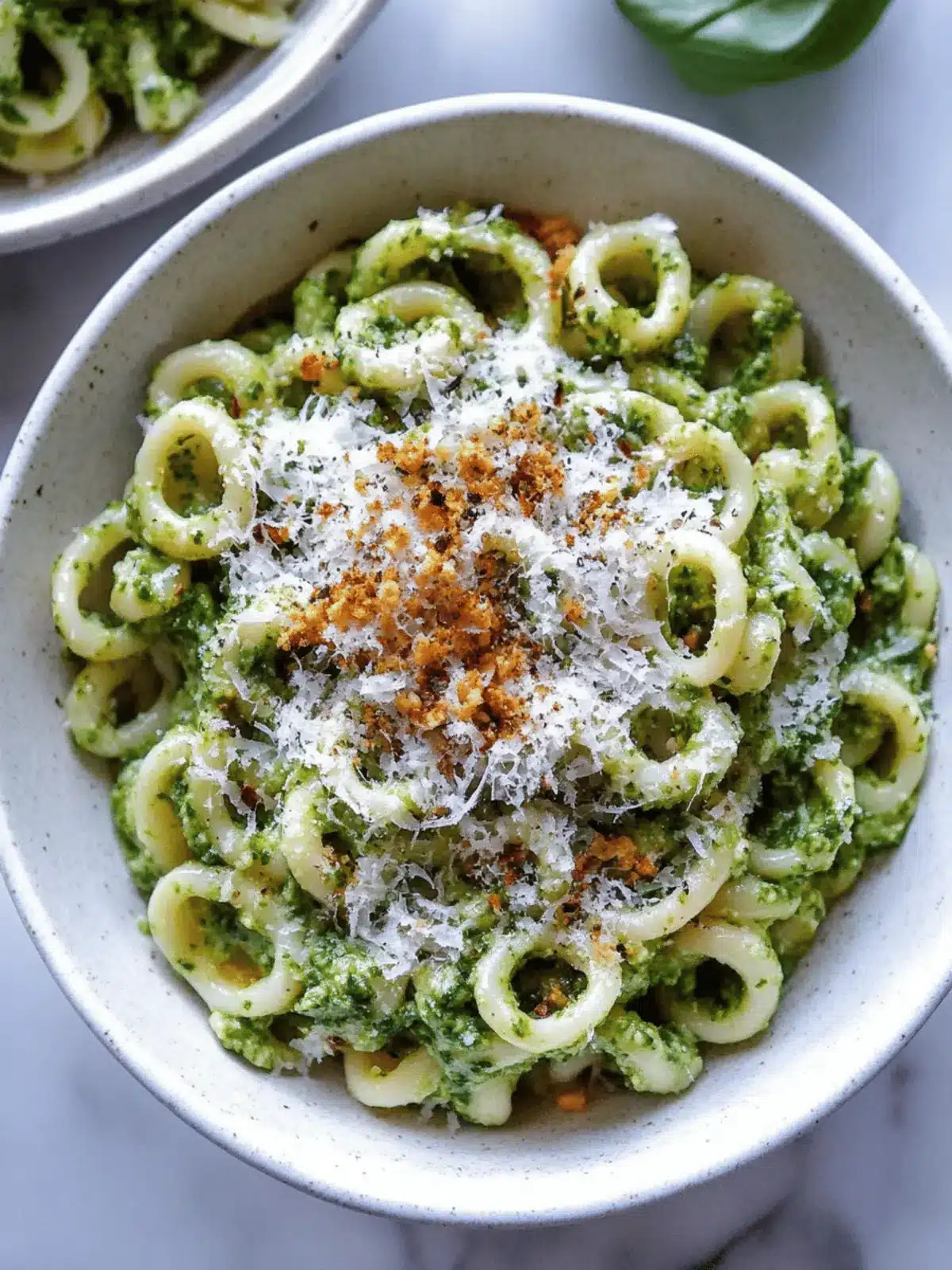 Delicious Spicy Pesto Cascatelli for Quick Weeknight Joy 4 Spicy Pesto Cascatelli