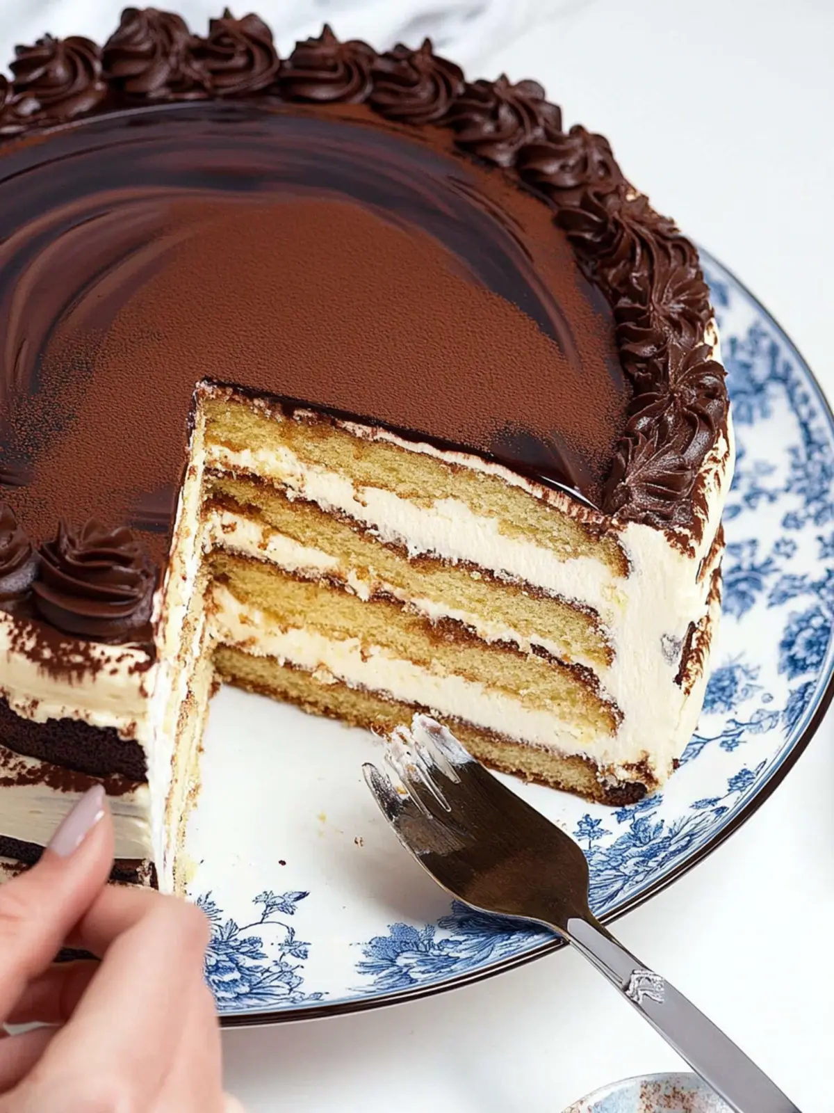 Heavenly Tiramisu Cake with Decadent Espresso Ganache 3 Tiramisu Cake