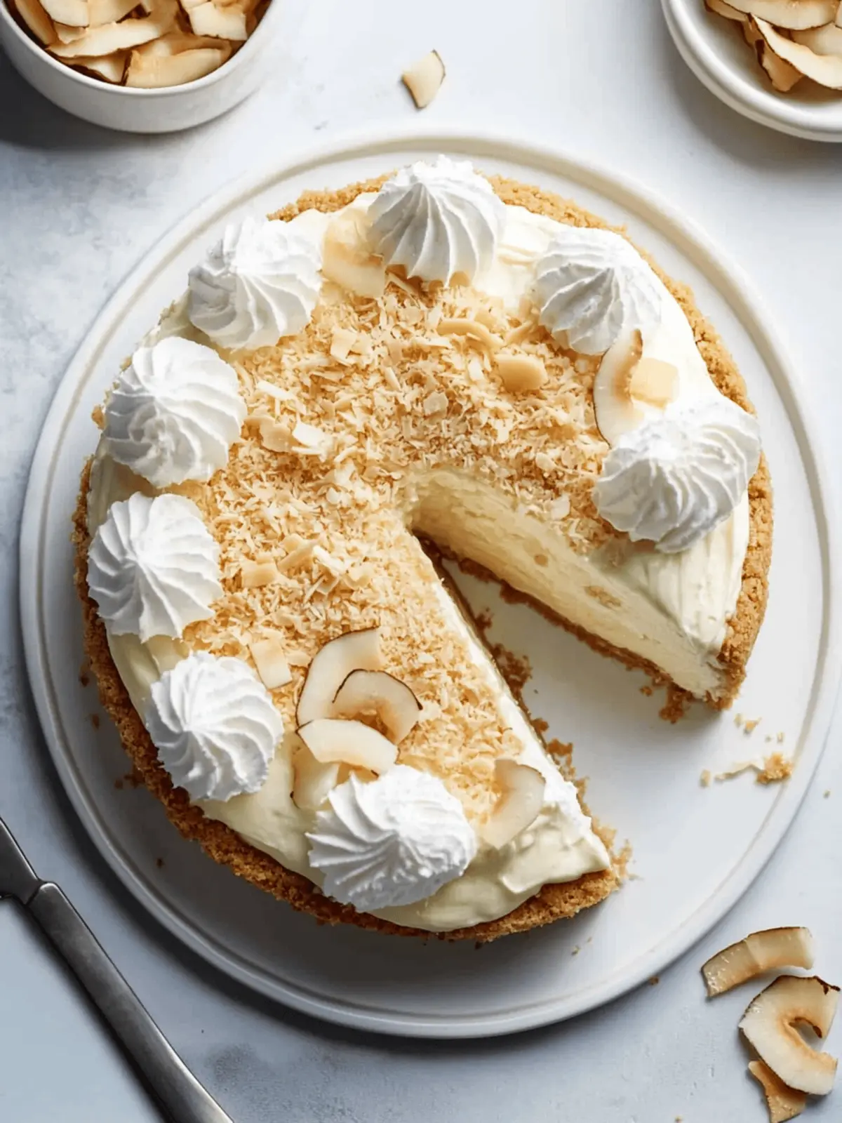 Irresistible Coconut Cheesecake for Creamy Island Bliss 3 Coconut Cheesecake