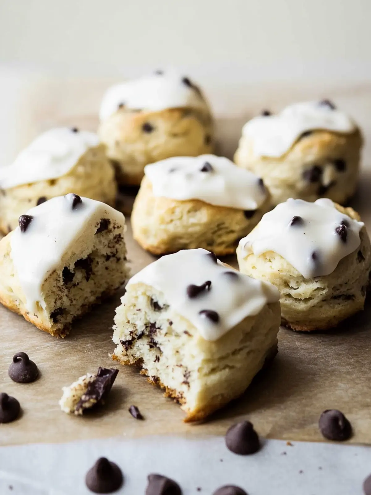 Cream Cheese Chocolate Chip Biscuits for Irresistible Mornings 3 Cream Cheese Chocolate Chip Biscuits