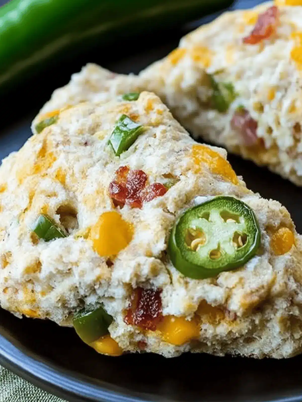 Savory Jalapeno Bacon Scones for Flavor-Packed Mornings 3 Jalapeno Bacon Scones
