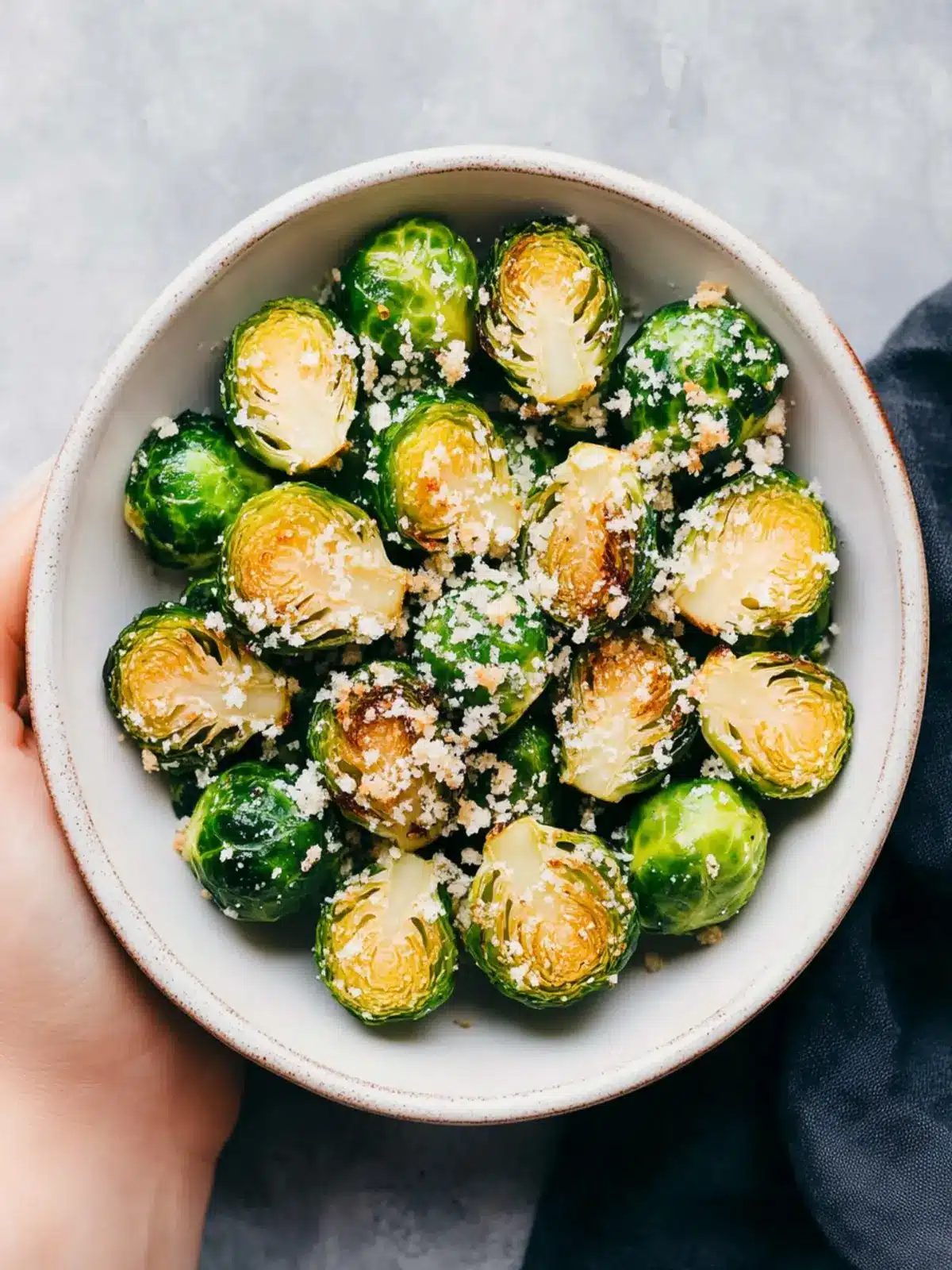 Delicious Roasted Brussels Sprouts with a Crunchy Twist 4 Roasted Brussels Sprouts