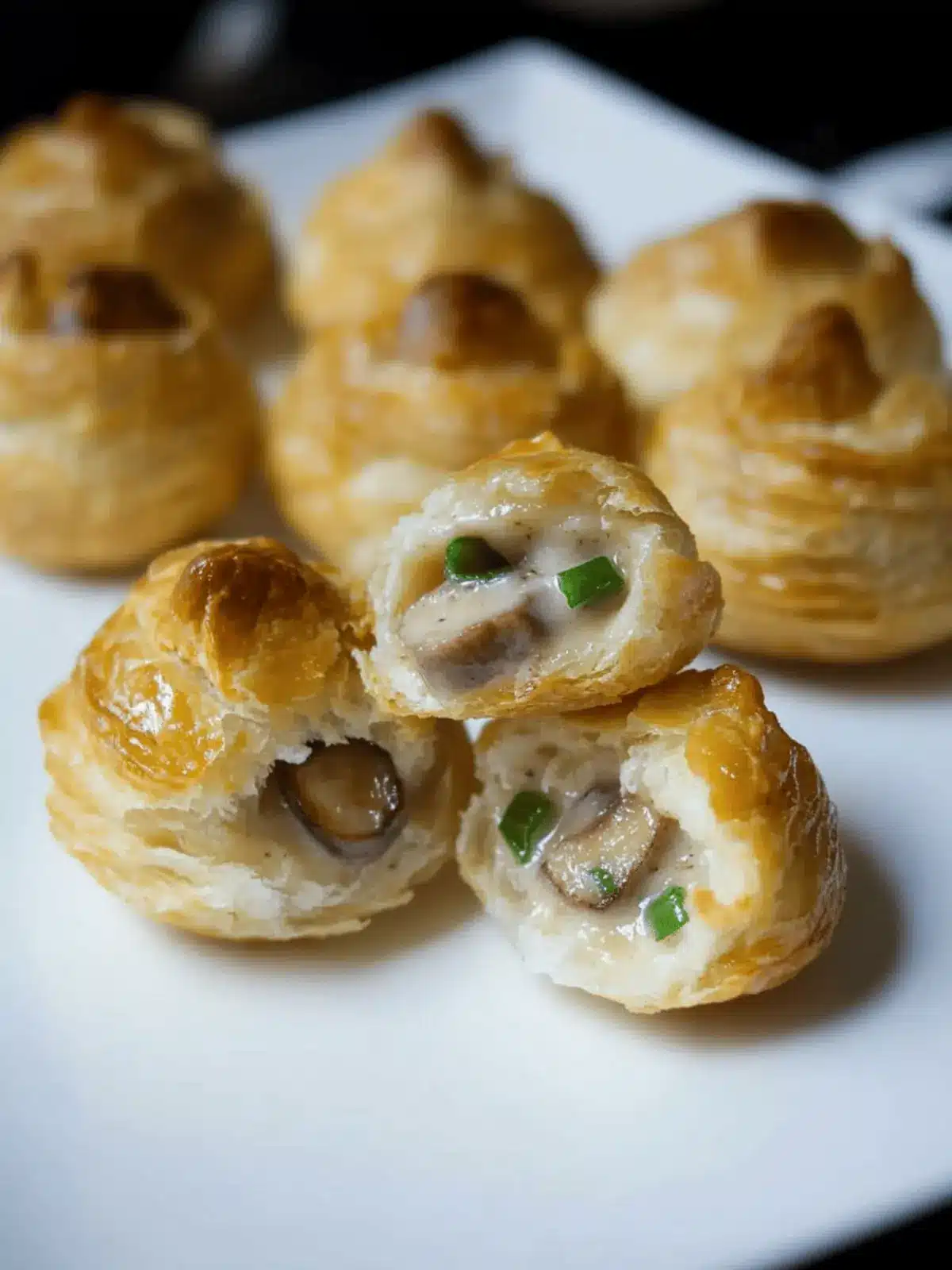 Mouthwatering Mushroom Cheese Puffs You Can't Resist 2 Mouthwatering Mushroom Cheese Puffs You Can't Resist