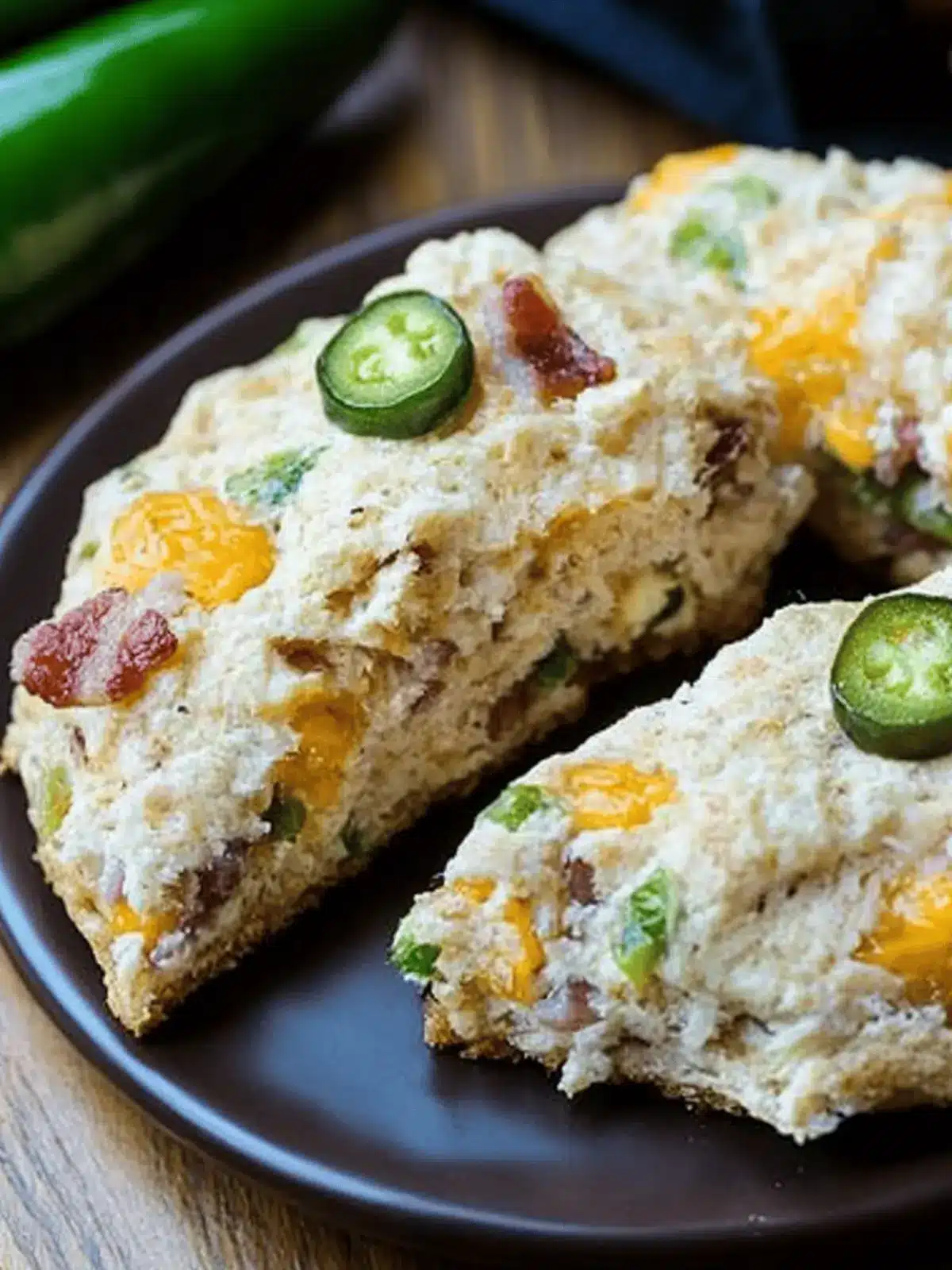 Savory Jalapeno Bacon Scones for Flavor-Packed Mornings 2 Jalapeno Bacon Scones