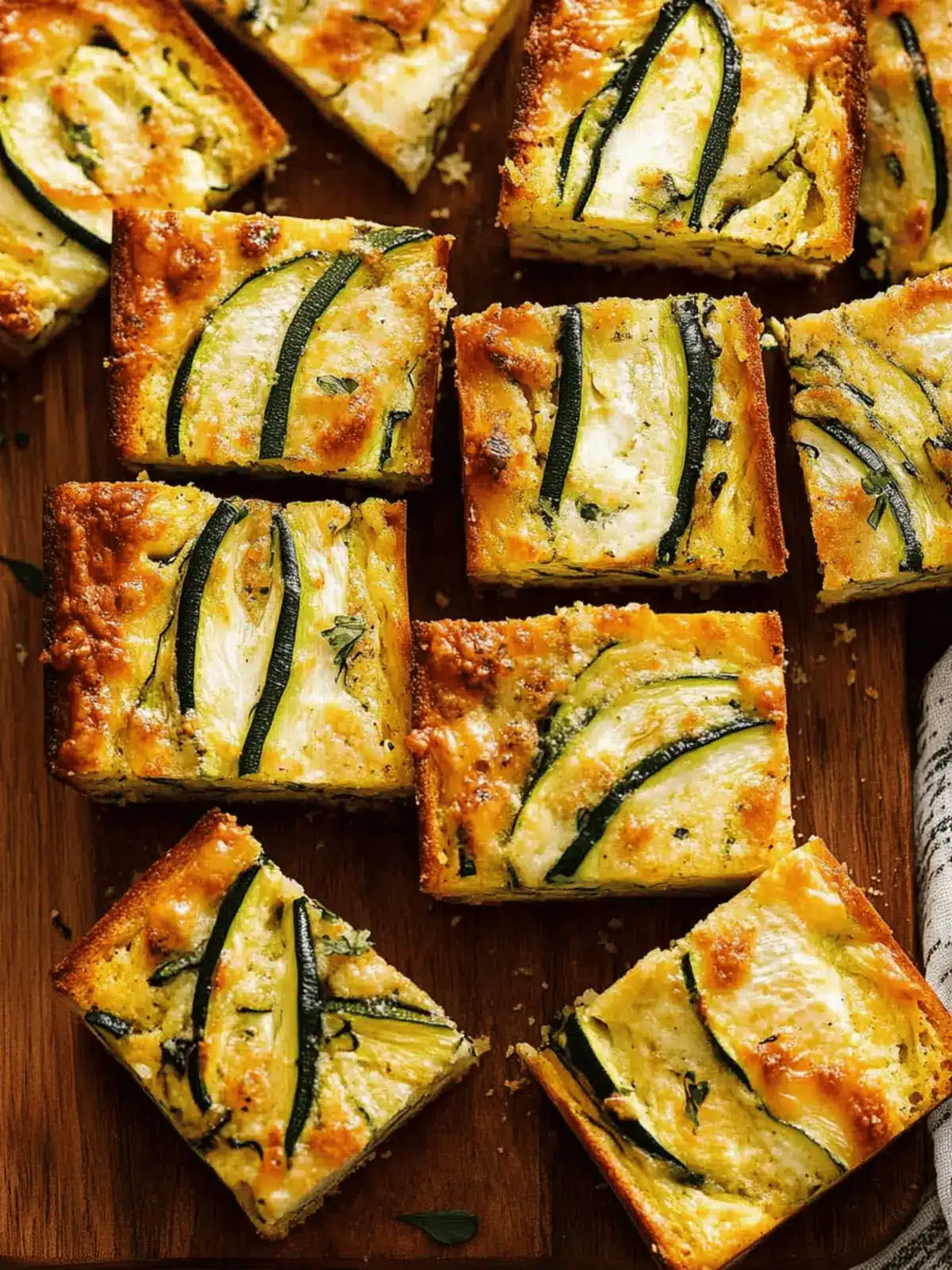 Savory Zucchini Cheese Muffin Slab for Easy Family Meals 2 Zucchini Cheese Muffin Slab
